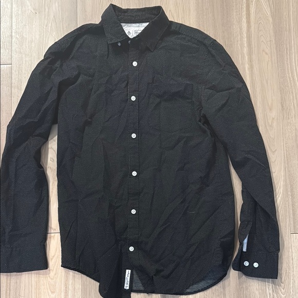 Original Penguin Black Button Down Shirt - Picture 1 of 4
